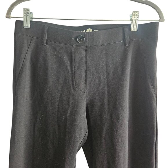 Betabrand Black Ponte Wrinkle Resistant Trouser Pant - Picture 3 of 5